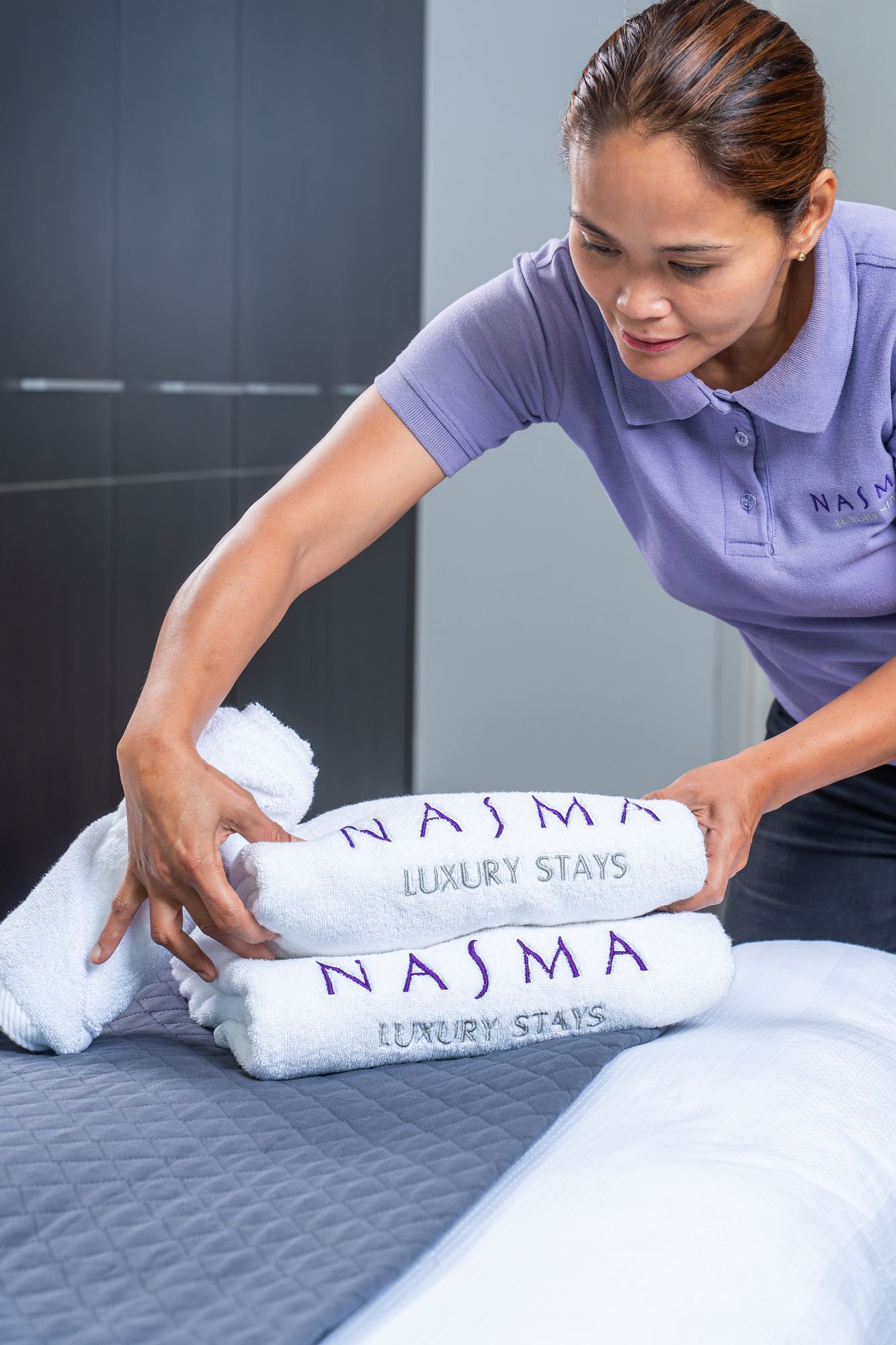 Nasma housekeeping team at work