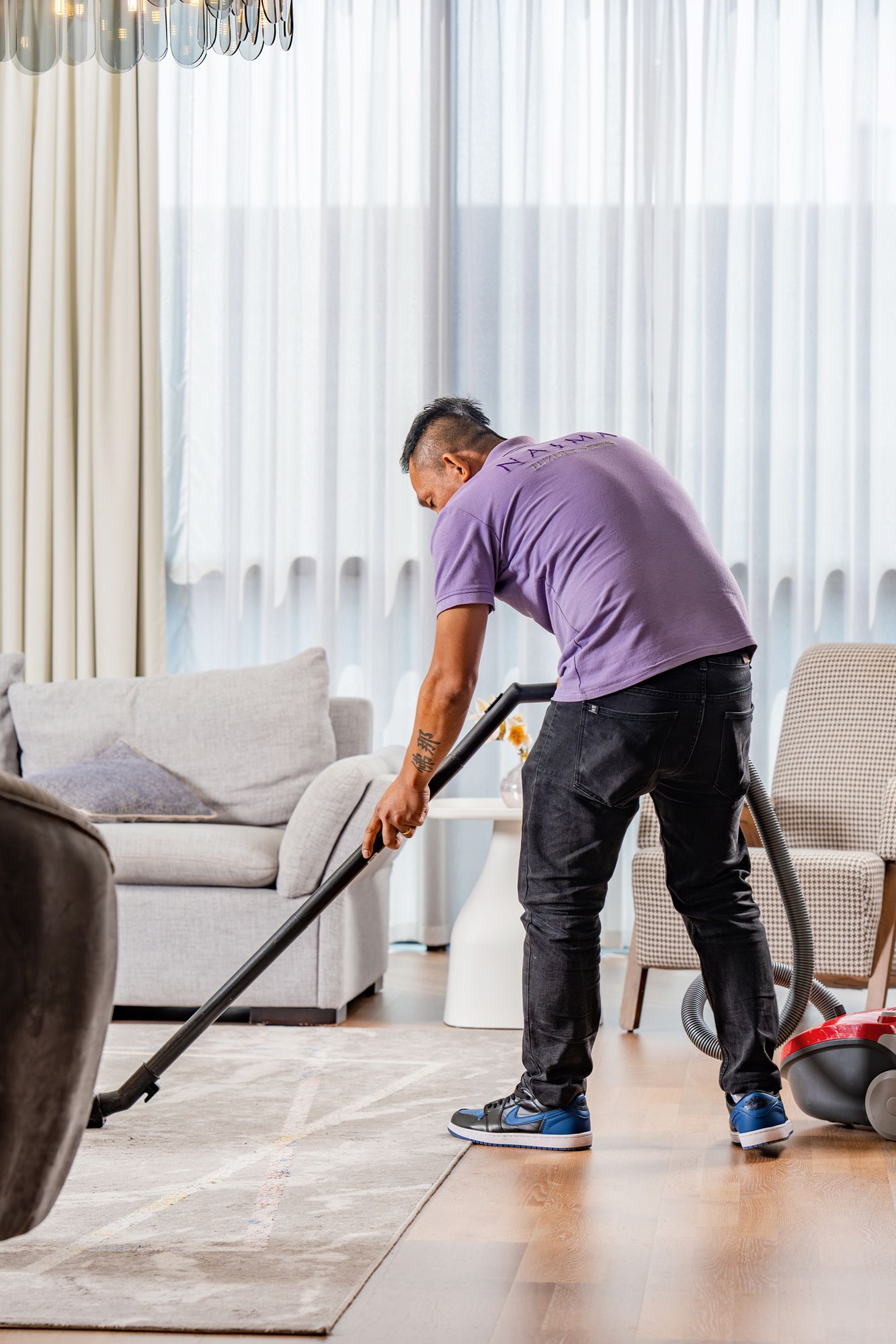 Nasma housekeeping team at work